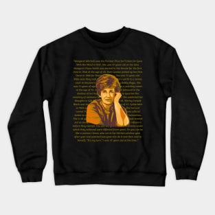 Erma Bombeck Portrait and Quote Crewneck Sweatshirt